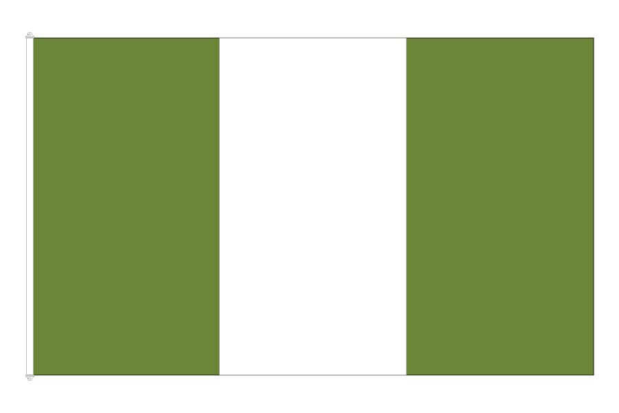 Nigeria Flagga