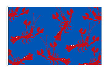 Kräft flagga 150x240 cm