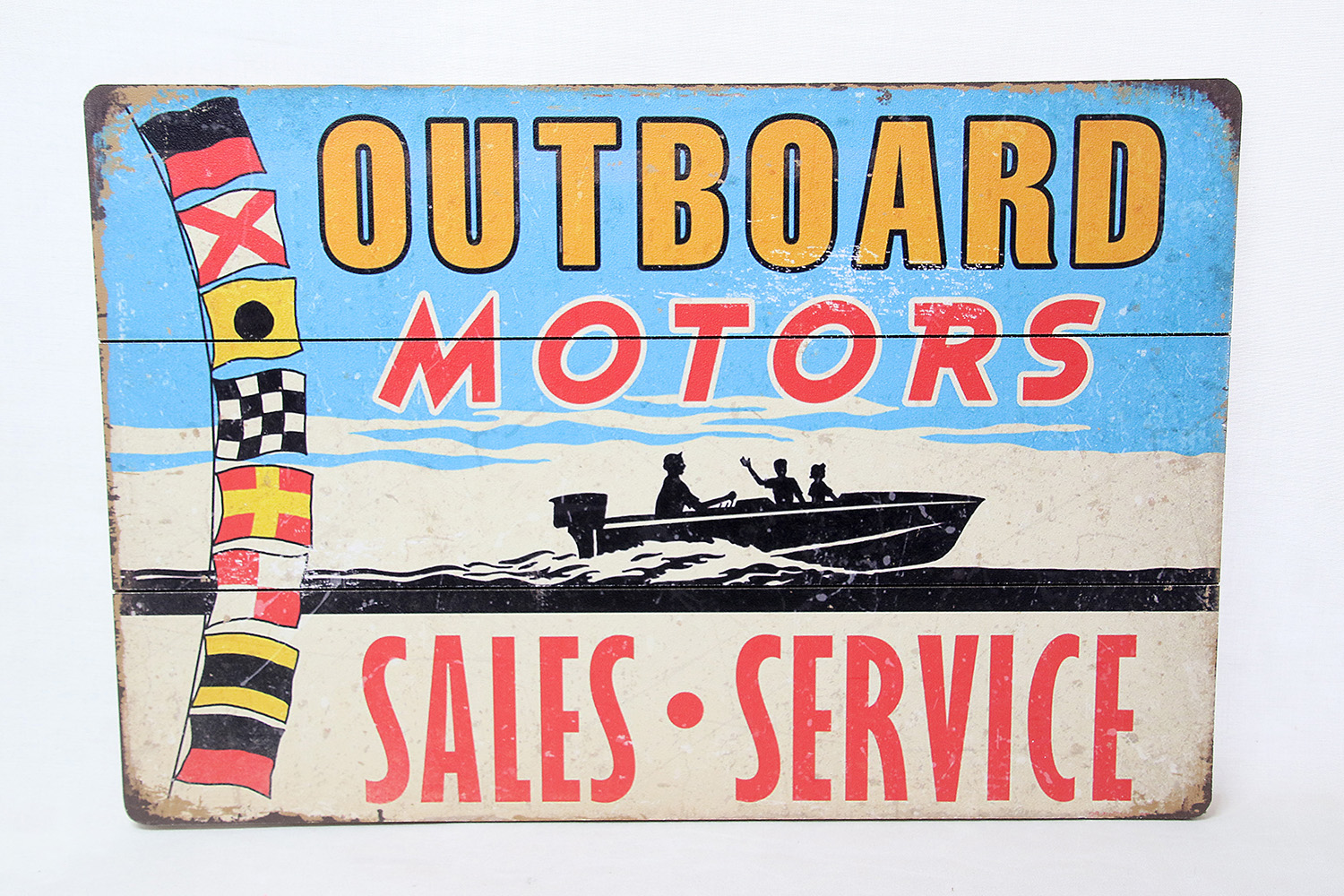 Outboard plate 60 x 40 cm