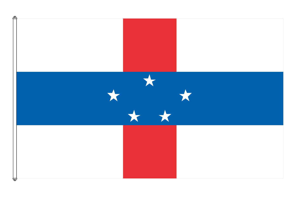 Nederländska Antillerna Flagga