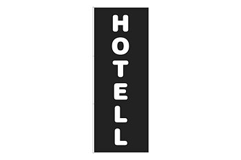 Hotell flagga 400x150 cm