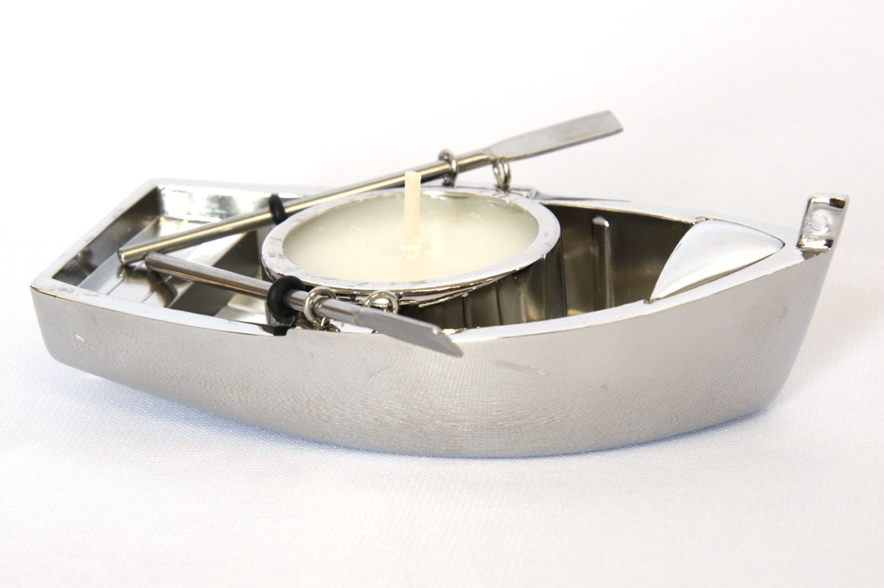 Rowing boat Nickel 10x5 cm