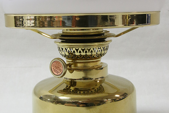 Old Danish Table lamp 31 cm - 4
