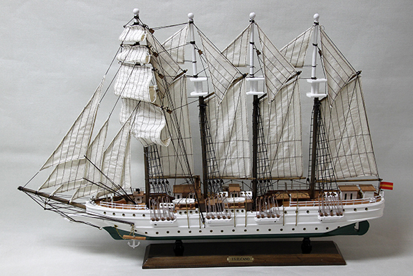 Juan Sebastián Elcano skepp 73x48 cm