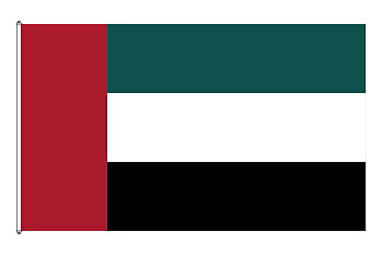 För. Arabemiraten Flagga