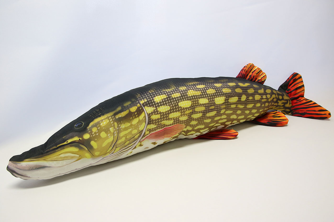 Gädda kudde 110x27 cm