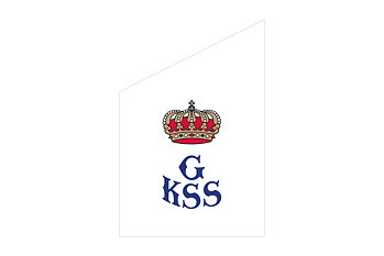 GKSS fasadflagga vit 40x60 cm