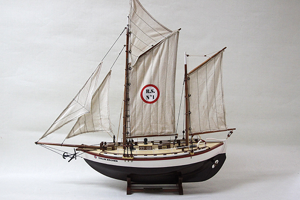 Collin Archer Båt 67x67 cm