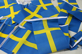 Sverige Flaggspel 15x22 cm
