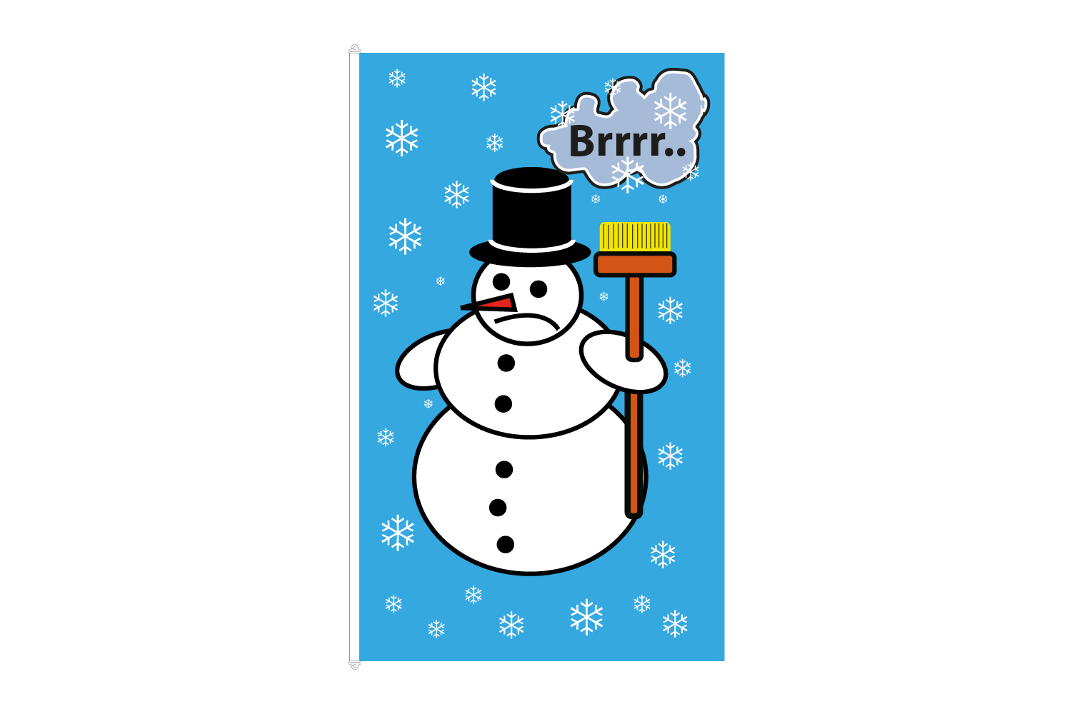snowman flag