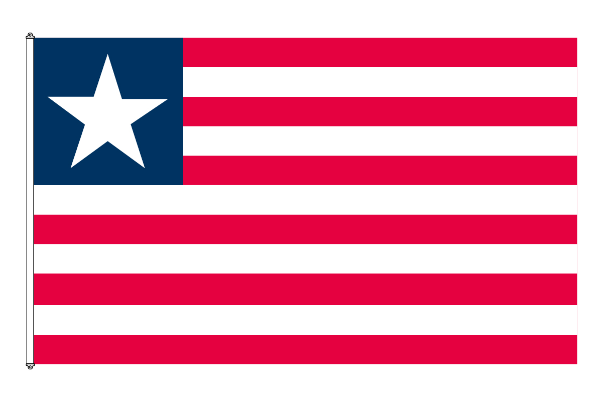 Liberia Flagga