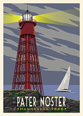 Pater Noster Lighthouse poster 50x70 cm
