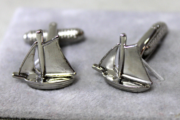 Cufflinks sailing vessel