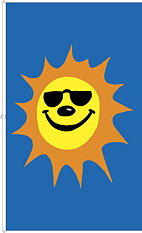 Sol flagga 240x150 cm