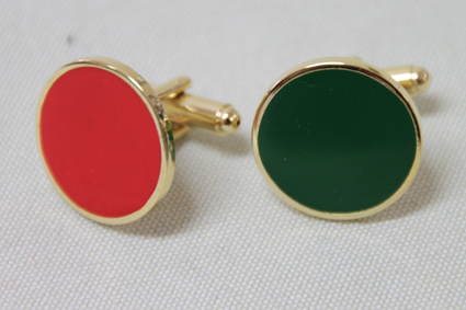 Cufflinks Red-Green