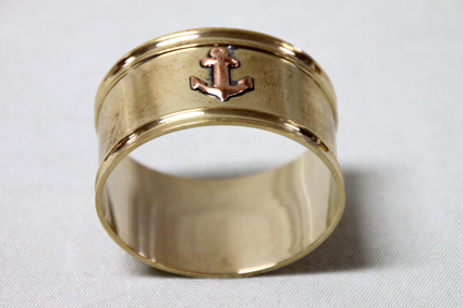 Napkin rings brass - 3