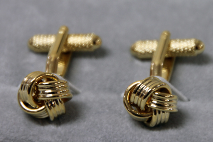 Cufflinks Apnäve gold plated