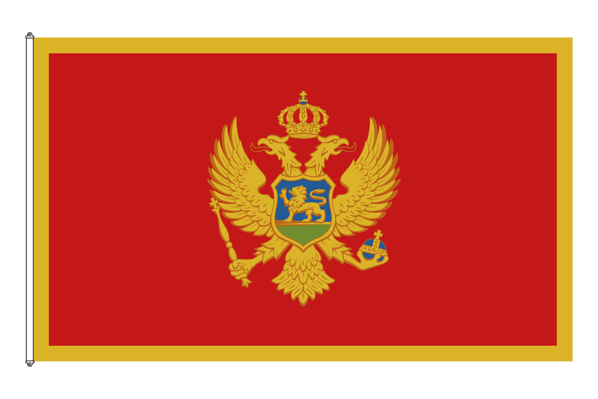 Montenegro Flagga