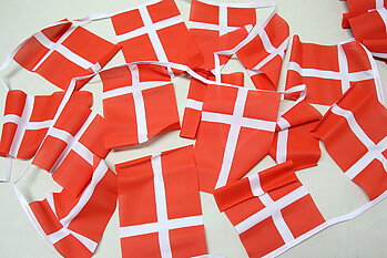 Denmark bunting 15x22 cm