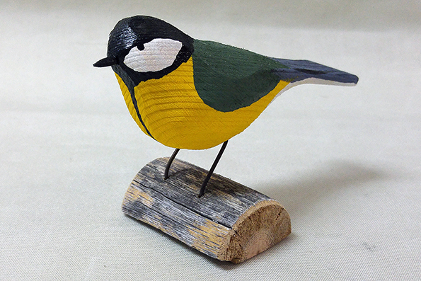 Tit of Wood 13x9 cm