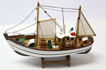 Fiskebåt modell 33x25 cm