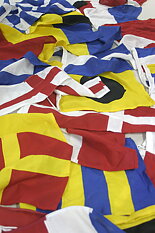 100 cm Code Flag Set 40 pieces connectable