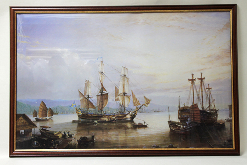 Ostindiefararen Göhteborg Planch 60x90 cm