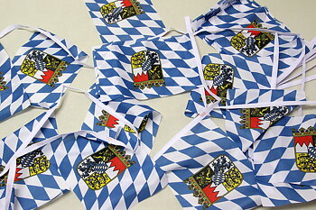 Bayerskt Flaggspel 15x22 cm