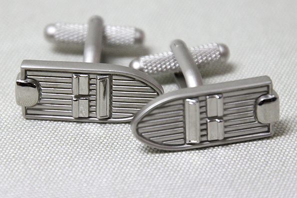 Motorbåt Manschettknappar 26x12 mm