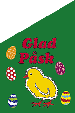 Påsk Fasadflagga 40x60 cm