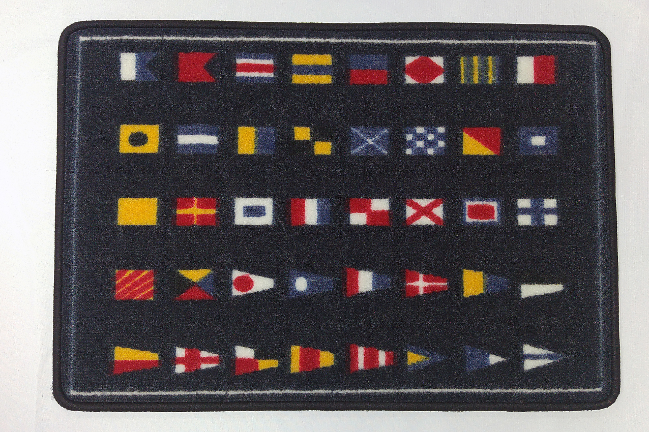 Dörrmatta Signalflaggor 45x65