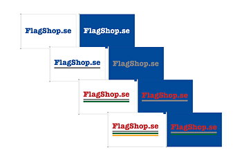 Company flag 125x200 cm - 8 m Flagpole