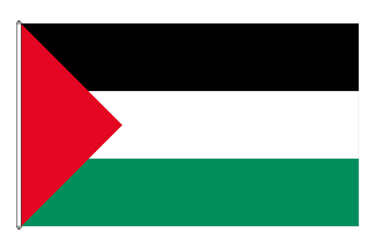 Palestina Flagga - Flaggfabriken National