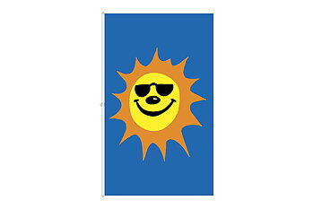Sol flagga 300x180