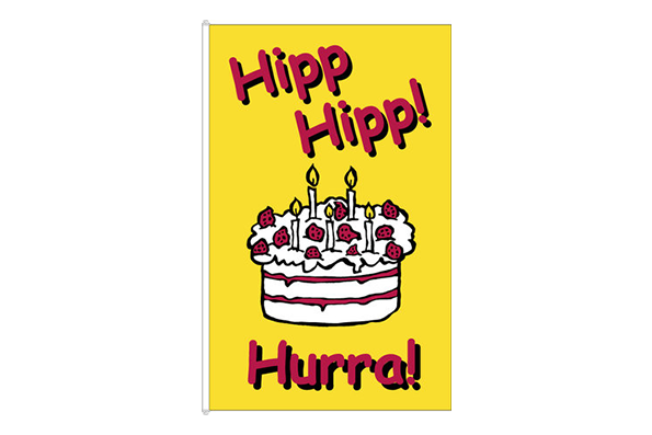 Birthday flag 300x180