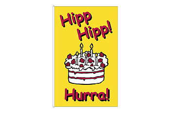 Hurra flagga&nbsp; 300x180