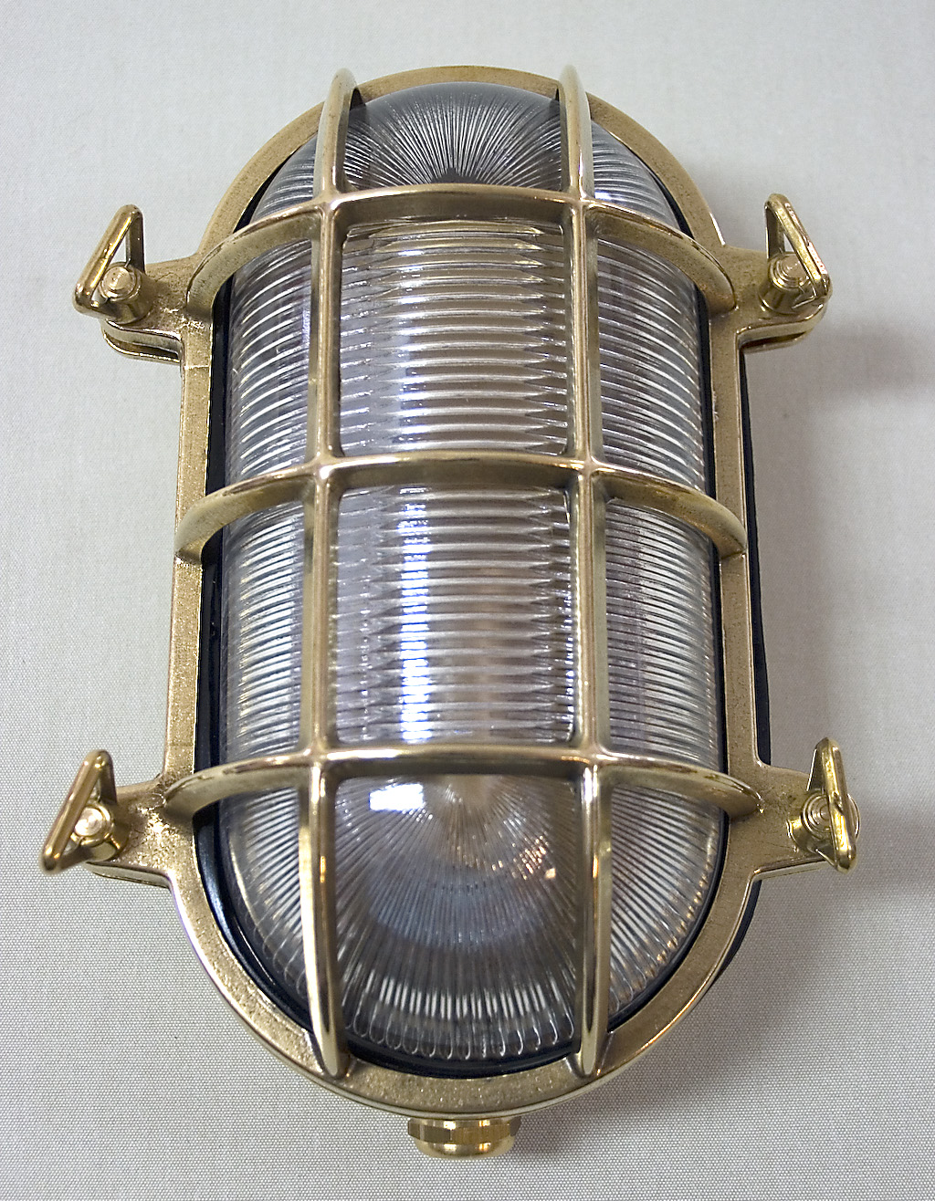 Oval Gallerlampa mässing 19 cm