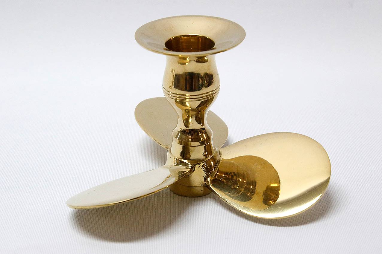 Propeller Candlestick 12x8 cm