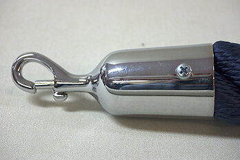 Trappräcks Ändstycke Karbinhake Krom 36 mm
