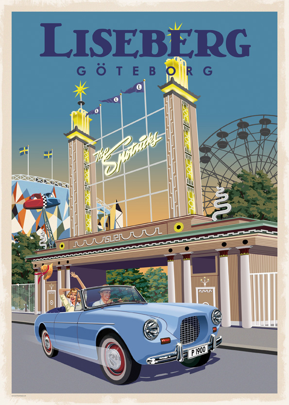 Liseberg Poster Retro