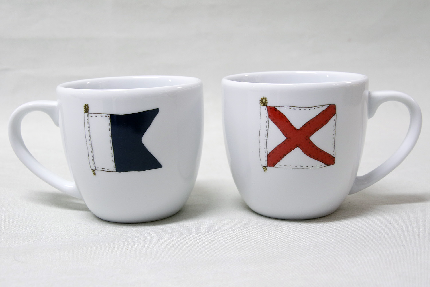 Mug signal flag A-V