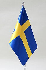 Sweden Table flag 16x24 cm