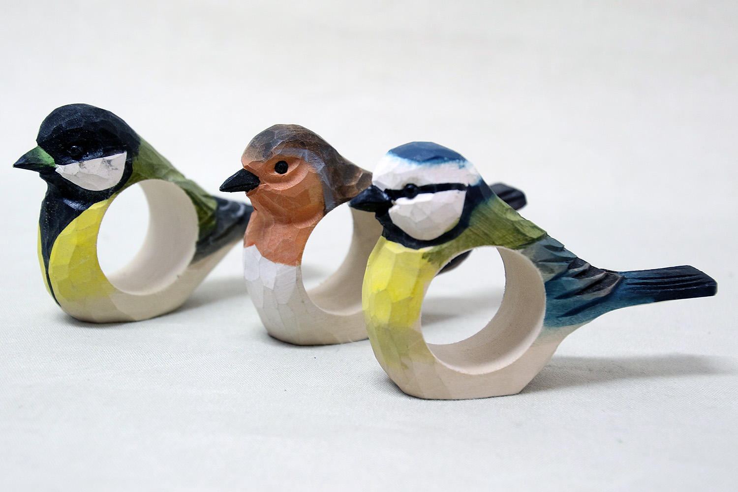 Napkin rings birds 16x5 cm - 2