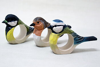 Napkin rings birds 16x5 cm