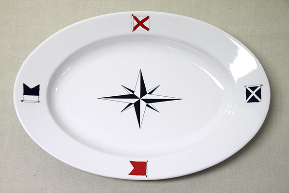 Platter Seahouse 39x25 cm