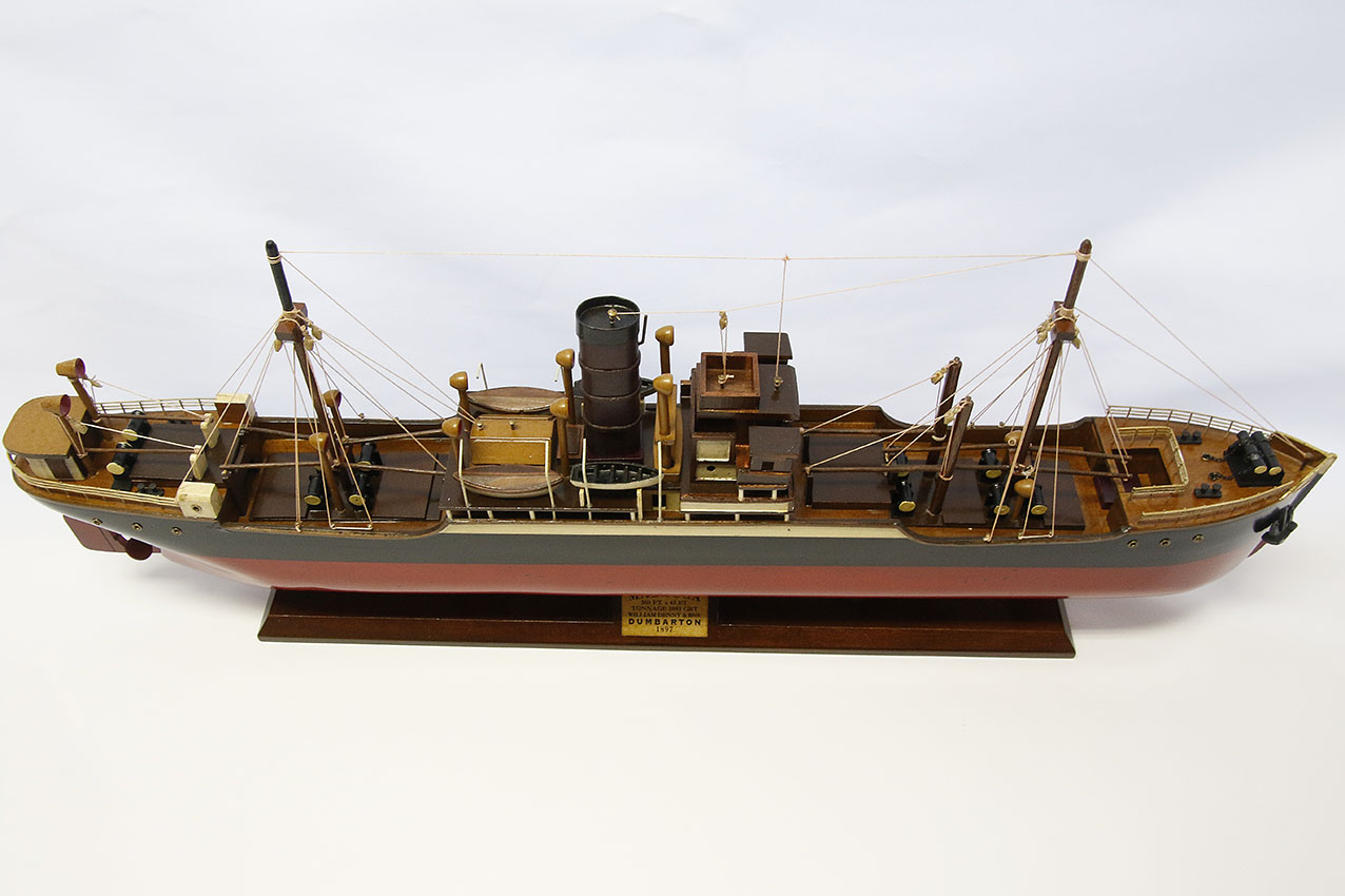 Malacca Ångfartyg 68x8x27 cm - 2
