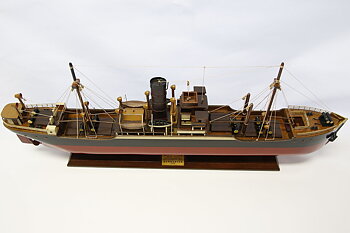 Malacca Ångfartyg 68x8x27 cm