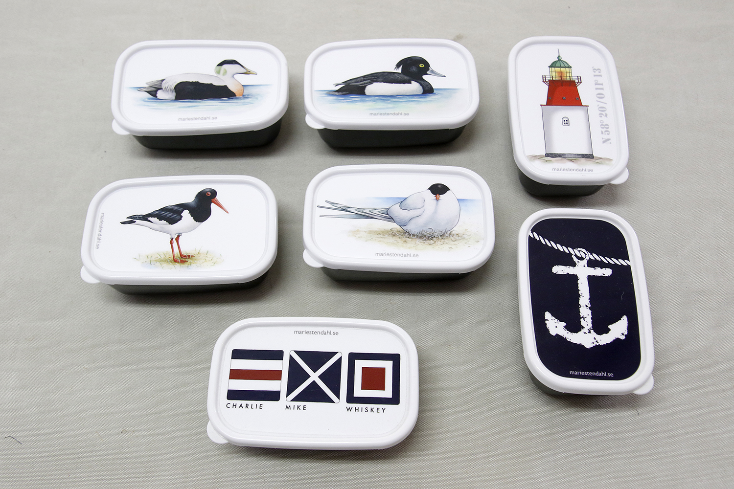 Anchor-Float-Signal flags Minibox 10x7x4 cm