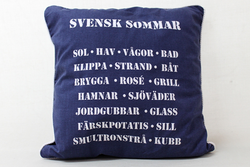 Kudde Svensk Sommar 50x50 cm