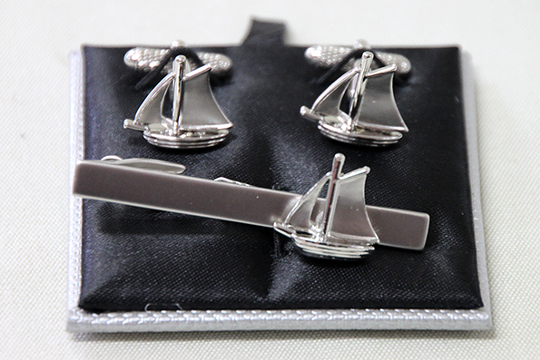 Sailing - Cufflinks & Tie pin